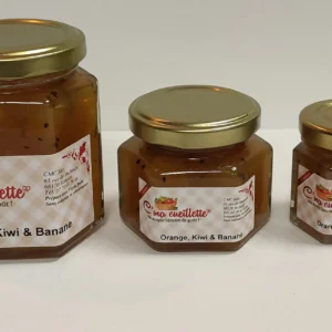 Acheter confiture artisanale orange kiwi banane Rixheim